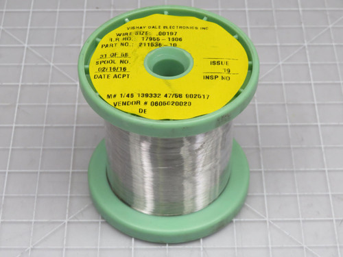 Vishay ISA-CHROM 80 DAL211536-10 Nicr8020 Wire .348 lbs  For Sale