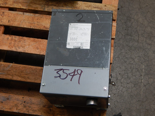 GE 9T21B1004G02 TRANSFORMER DRY TYPE 5KVA 240/480V PRIMARY 120/240V SECONDARY M2947