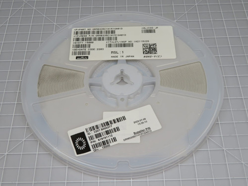 Lot of 15000 Murata  619151112 GRM0335C1H151GA01D Cap Cer 150PF 50V   For Sale