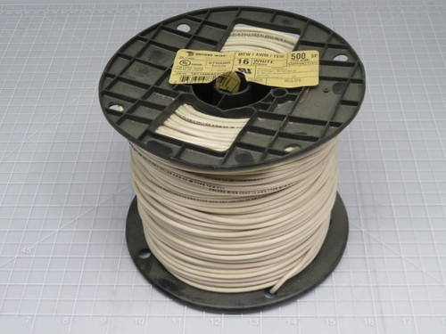 Encore Wire  187100602440  White 16 AWG Electric Fixture Wire 400 FT  For Sale