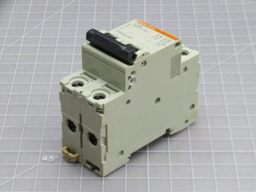 Square D  24445  DIN Rail Circuit Breaker C Curve   For Sale
