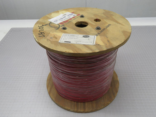 Lot of 5500 FT Southwire  F200232618 TXL20-1 TXL Primary Wire 20 AWG XLPE Red  For Sale