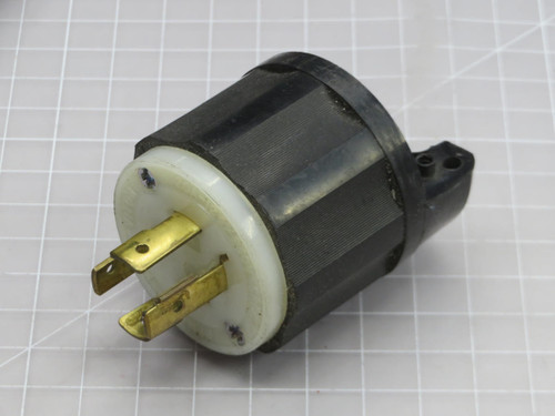 LEVITON 2421 3-POLE, 4-WIRE,GROUNDING LOCKING PLUG T207080 LEVITON 2421 3-POLE, 4-WIRE,GROUNDING LOCKING PLUG T207080