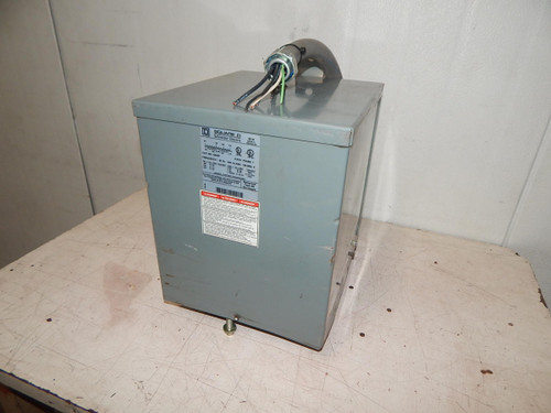 Square D  5S40F  Transformer 5KVA 1PH 480V - 120/240V Type 3R  For Sale