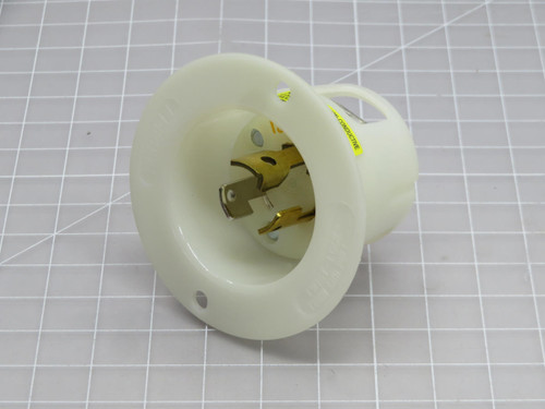 Hubbell  HBL4716C  Twist Lock Flanged Inlet  For Sale