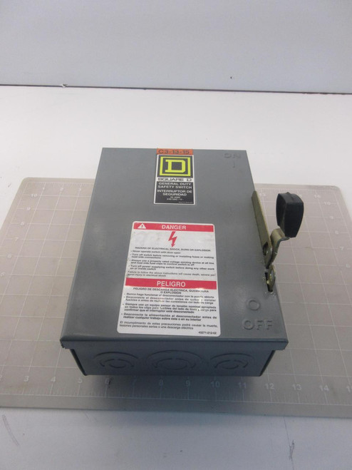 SQUARE D C3-13-15 40271-212-02 GENERAL DUTY SAFETY SWITCH T52954