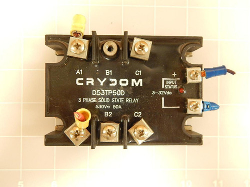 CRYDOM D53TP50D 3 PHASE SOLID STATE RELAY T66216