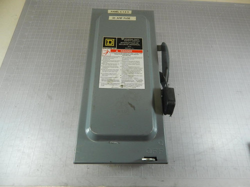 Square D CD222N General Duty Safety Switch 60 AMP 240 VAC T97630 For Sale