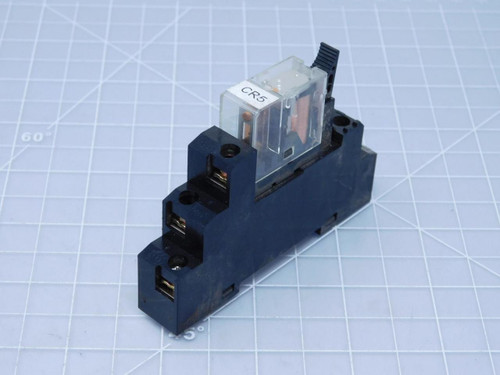 Lot of 3 Allen Bradley 700-HN 121 Relay and Socket T125845 For Sale
