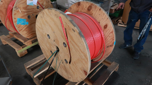 Commscope P-096-MP-CM-F12RD/8W048/5  Fiber Optic Cable 48 Fiber Multi Mode OM4 2110 Ft For Sale