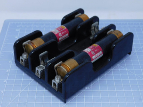 Gould Shawmut 60603 FRS-R-40   Fuse Holder with 2 Fuses For Sale