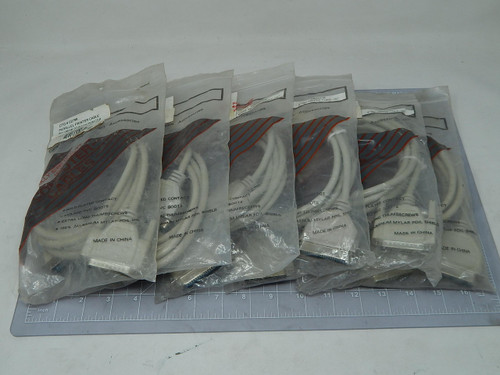 Lot of 6 Computer Interconnect 02798  Parallel Printer Cable For Sale