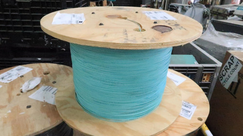 Commscope 2MM FURC 2.4K-3K LOW TEMP AQUA   Fiber Optic Furcation Cable Aqua Color 2100 Ft For Sale