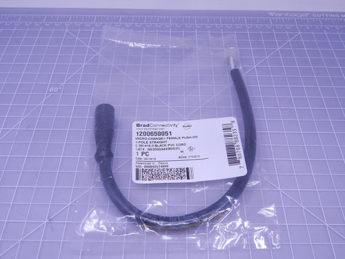 Molex N03000A44M003G 1200650051   MIcro-Change Female Push-On
3P Straight For Sale