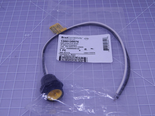 Molex 1R2006A20A120 1300130076   Replaces P/N 40705
2P Male Straight For Sale