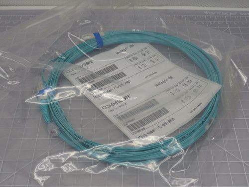 Lot of 8 Commscope FTL-9/9-J006M  CTO-Tracerlight Fiber Optic Cable Aqua For Sale