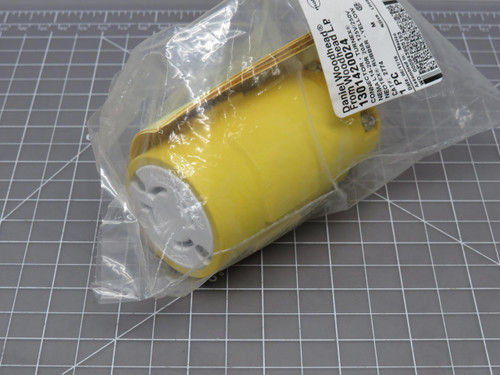Woodhead 1301420024 2774 Connector - Turnex Nema L14-20R 20A 125V/250V Neotex Rubber-Yellow For Sale