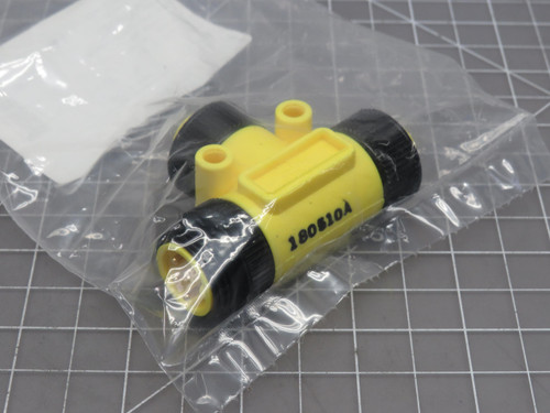 Woodhead 1300350085 DNETAUXPT Devicenet 4P Mini-Change Aux Power Tee Replaces P/N 61227 For Sale