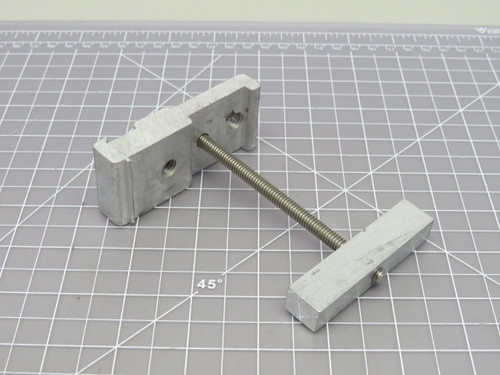 Lot of 25 ALPINE Snow Guards MH-009500-005  Solar SnowMax Bracket w/ T-Nut, SM washer & 3/16x3/4 Flange Bolt For Sale