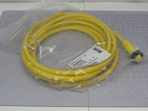 Brad Connectivity 13000060232 10300A01F120 Replaces P/N 40903 3P Female Straight 12  16/3 AWG PVC Cord For Sale Brad Connectivity 13000060232 10300A01F120 Replaces P/N 40903 3P Female Straight 12  16/3 AWG PVC Cord For Sale