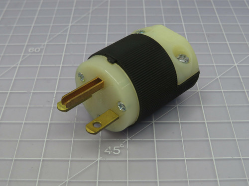 Lot of 2 Hubbell HBL5666C  Box Plug 2 Pole 3 Wire 15A 250 V  NEMA 6-15P  For Sale Lot of 2 Hubbell HBL5666C  Box Plug 2 Pole 3 Wire 15A 250 V  NEMA 6-15P  For Sale