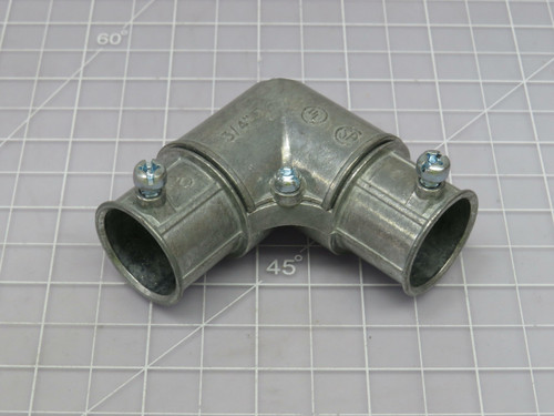 LOT OF 5 BRIDGEPORT CE-75 CORNER ELBOW 3/4 IN T188154