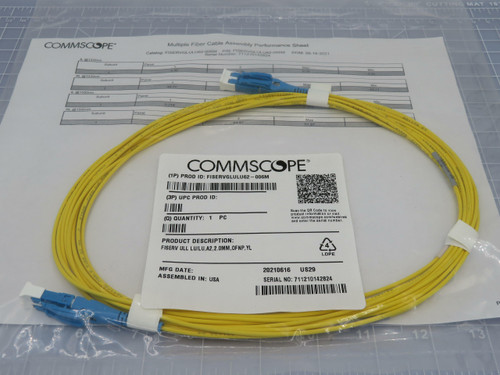 Commscope FISERVGLULU62-006M  FISERV ULL LU/LU A2 2.0MM OFNP YL  For Sale