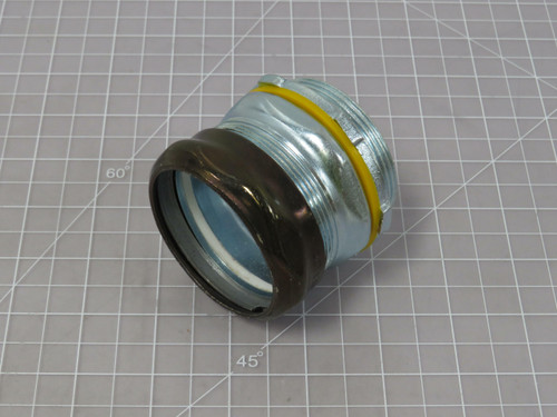 LOT OF 5 EATON 655RT EMT COMPRESSION CONNECTOR RAINTIGHT CONCRETE TIGHT SIZE 2IN T192058