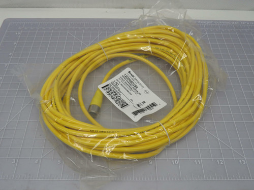 Lot of 20 Brad Connectivity 1200660299 884030A09M1008 Micro-Change Assemblies 4-Pole Male/Female ST/ST 10M 22/4 AWG PVC Cord For Sale