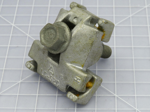 Lot of 9 Hubbell LC-52C  T8-2/0 MI-400 Tap Aluminum Parallel Groove Connector  For Sale