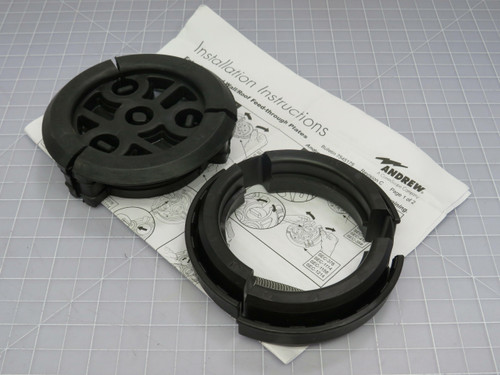Commscope SEC-412  Entry Cushion with 4 Holes For 1/2 in Corrugated Coaxial Cable For Sale