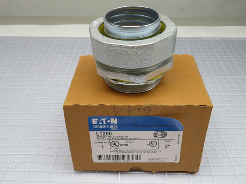 EATON LT200 STRAIGHT MALE CONNECTOR WITHOUT INSULATED THROAT BUSHING SIZE 2 IN T192314