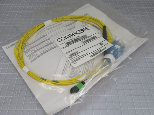 Commscope  UQGQPLUJ8-JHF009  Fiber Extension Cable Assembly 8 Fiber ULL MPO8 Plenum  For Sale