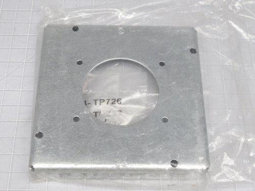 LOT OF 10 EATON TP734 665433 4-11/16 IN SQUARE COVER 1/2IN RAISED T192286