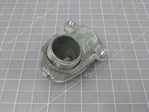 LOT OF 10 EMERSON AC-96 ZINC DIE-CAST 90 ANGLE CONNECTOR SIZE 3/4 IN T192298