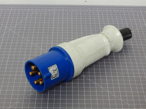WALTHER 261 509 ELECTRIC CONNECTOR PLUG 63A-9H 120-230V M2846