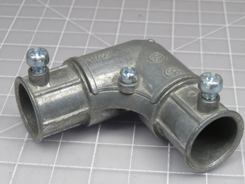 LOT OF 8 CE-50 1/2 IN ELBOW 90D CAPPED T196137