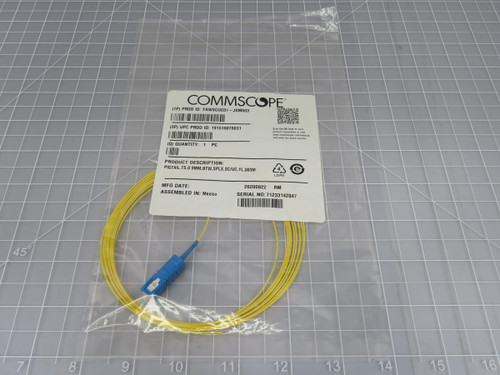 COMMSCOPE FAWSCUC01-JXM003 TERASPEED FIBER OPTIC PIGTAIL 0.9MM SC/UC T199432