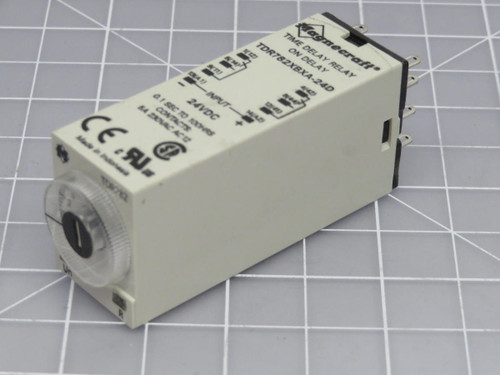 LOT OF 12 MAGNECRAFT TDR782XBXA-24D TIME DELAY RELAY T199536