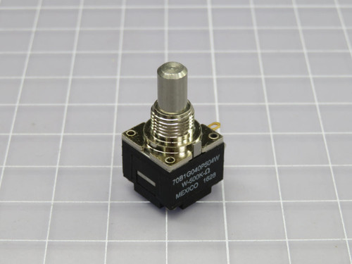 Lot of 8  Honeywell  70B1G040P504W W-500K OHM W-500K OHM CLAROSTAT  For Sale