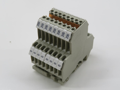 Wieland  WKN 2.5E/U  Double Tier Terminal Block  For Sale