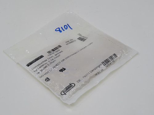 Lot of 100 HUMMEL  7.010.901.002  CONNECTOR\TERMINAL\PIN  For Sale