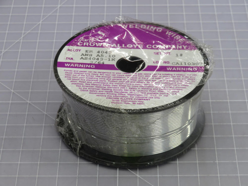 CROWN ALLOYS  AS4043-1K  SPOOL OF ALUMINUM WIRE  For Sale