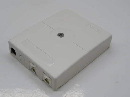 Lot of 10 COMMSCOPE  EM2940-001  HFTP Customer premises fiber wall outlet, SC/APC, no pigtails, two adapters  For Sale Lot of 10 COMMSCOPE  EM2940-001  HFTP Customer premises fiber wall outlet, SC/APC, no pigtails, two adapters  For Sale
