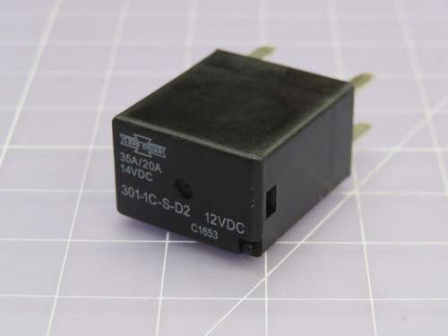 SONG CHUAN 301-1C-S-D2 12VDC AUTOMOTIVE RELAY 35A CC183