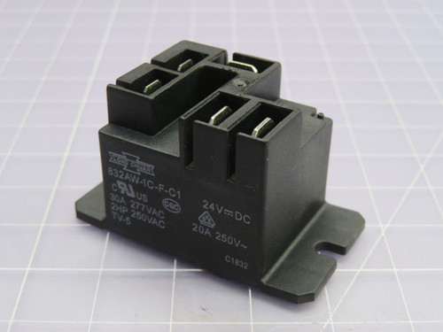 SONG CHUAN 832AW-1C-F-C1 24VDC GENERAL PURPOSE RELAY SPDT 30A CC218