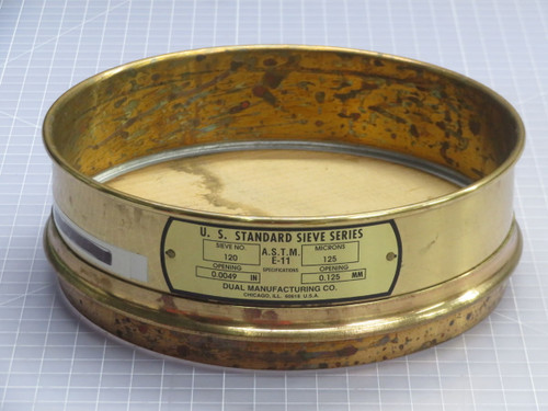 U.S. STANDARD  SIEVE  NO. 120    For Sale