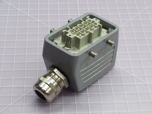 Lot of 2 WEIDMULLER  1204100000 HDC HE 10 FS   For Sale