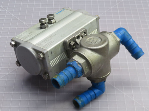 USED FESTO DFPD-10-RP-90-RD-F03 8047613 PNEUMATIC ROTARY ACTUATOR T265060 For Sale