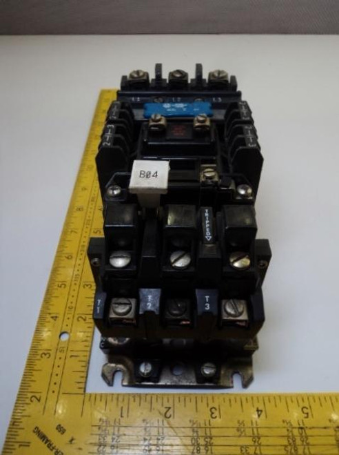 ALLEN-BRADLEY 509-B0D SER B MOTOR STARTER SIZE: 1 COIL VOLTAGE: 120 T16287 ALLEN-BRADLEY 509-B0D SER B MOTOR STARTER SIZE: 1 COIL VOLTAGE: 120 T16287